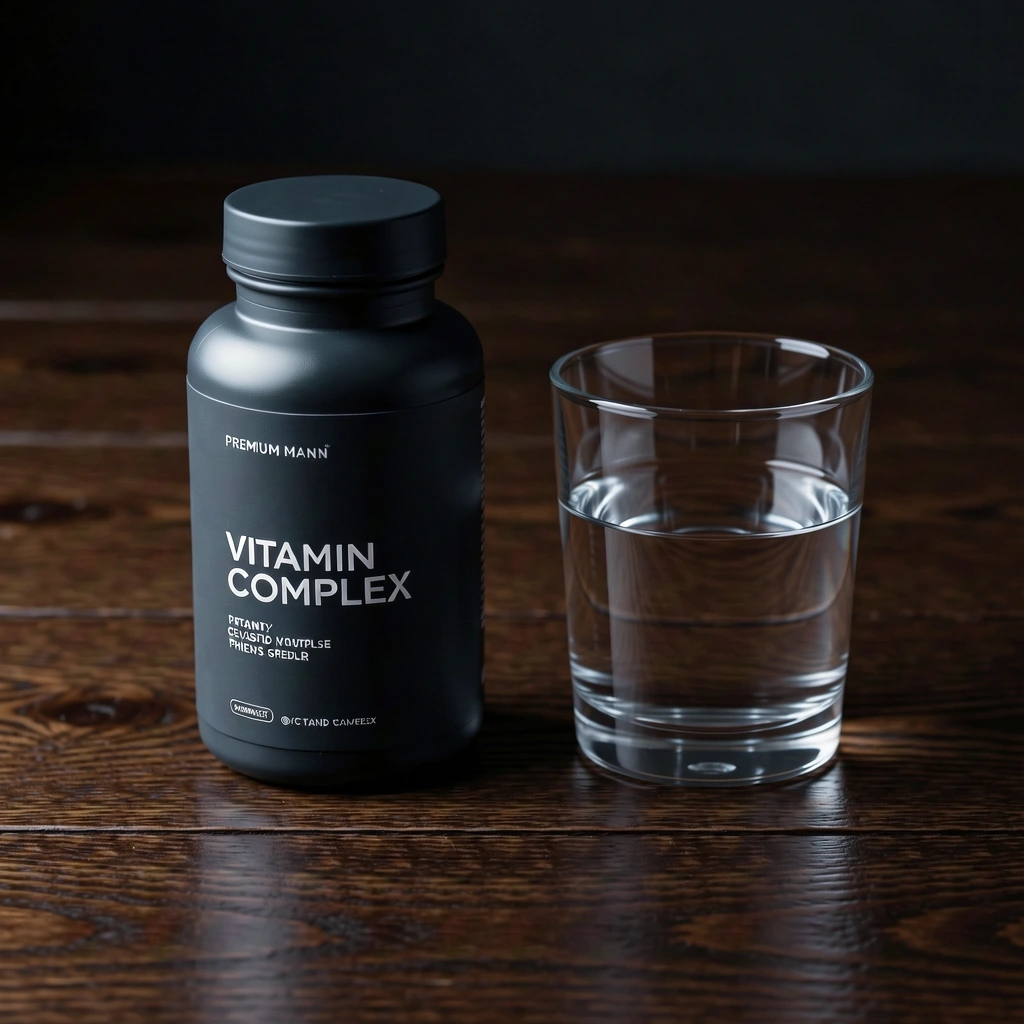 Premium Male Supplement Bottle