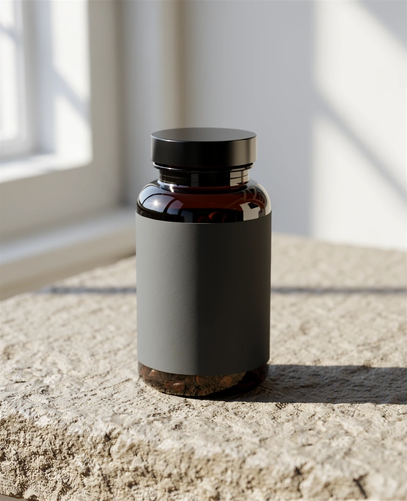 Premium supplement packaging for men